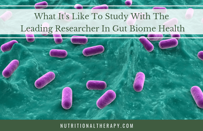 What it’s like to study with the leading researcher in gut biome health