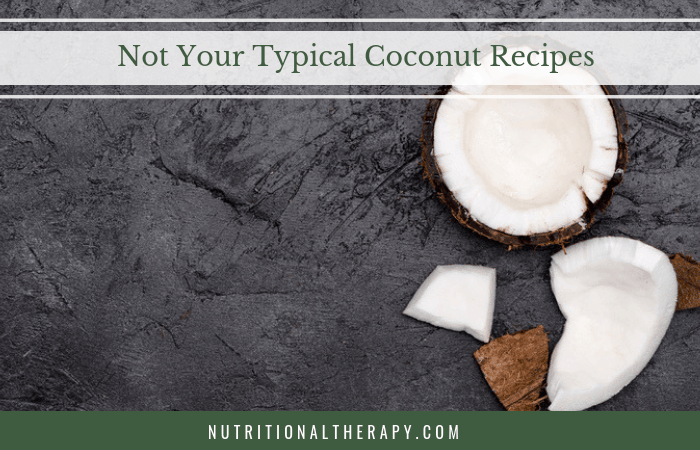 Not Your Typical Coconut Recipes Header Image