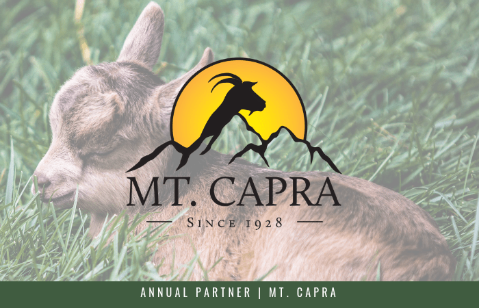 Featuring our Annual Partner, Mt. Capra, gut-friendly protein innovators