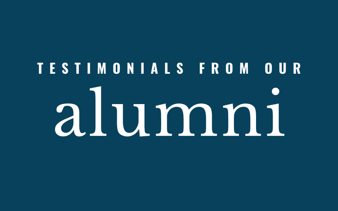 Testimonials from Alumni