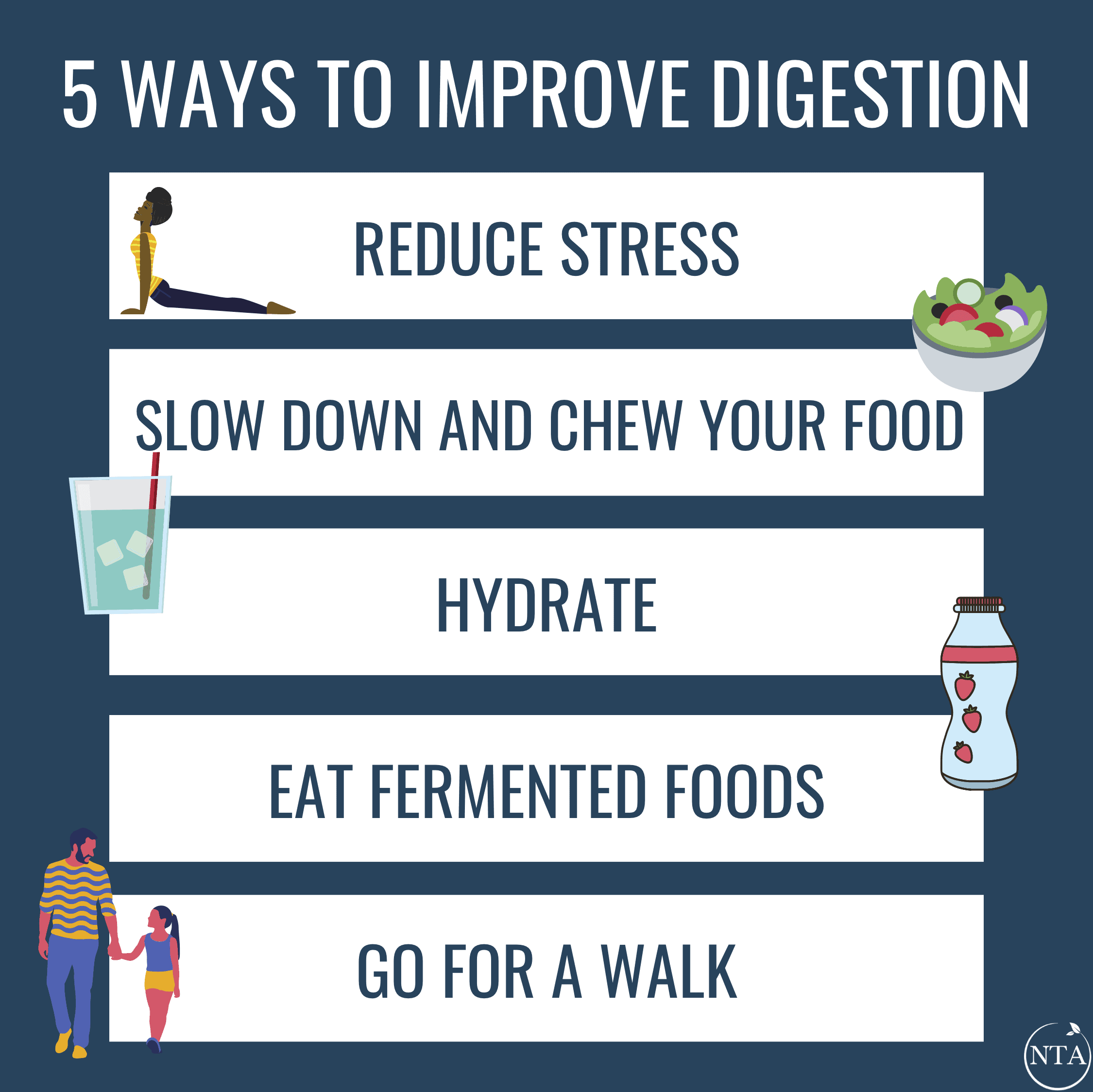 The Digestion Process + 5 Ways to Improve Digestion - The NTA