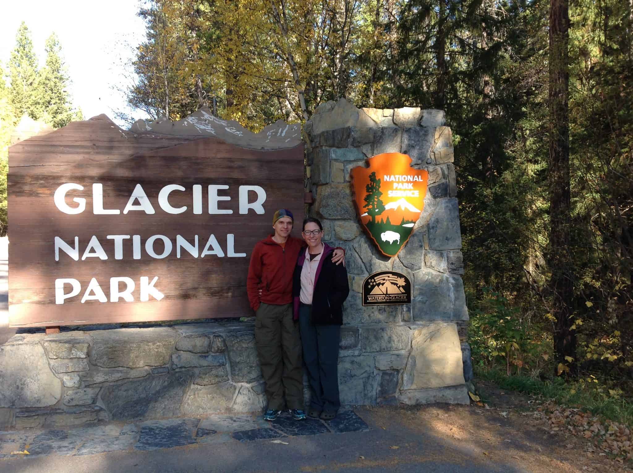 Allison Madl At Glacier National Park With Her Husband