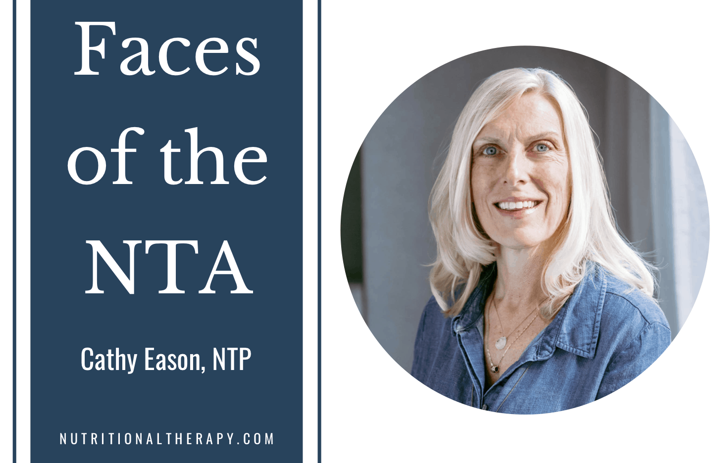 Faces Of The NTA Meet Cathy Eason